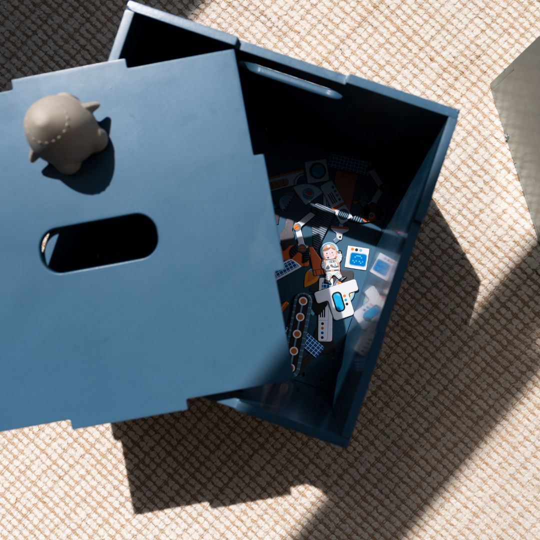 Nofred Blue Cube Storage from above