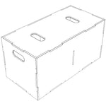 Nofred Birch Cube Long Storage assembling schema