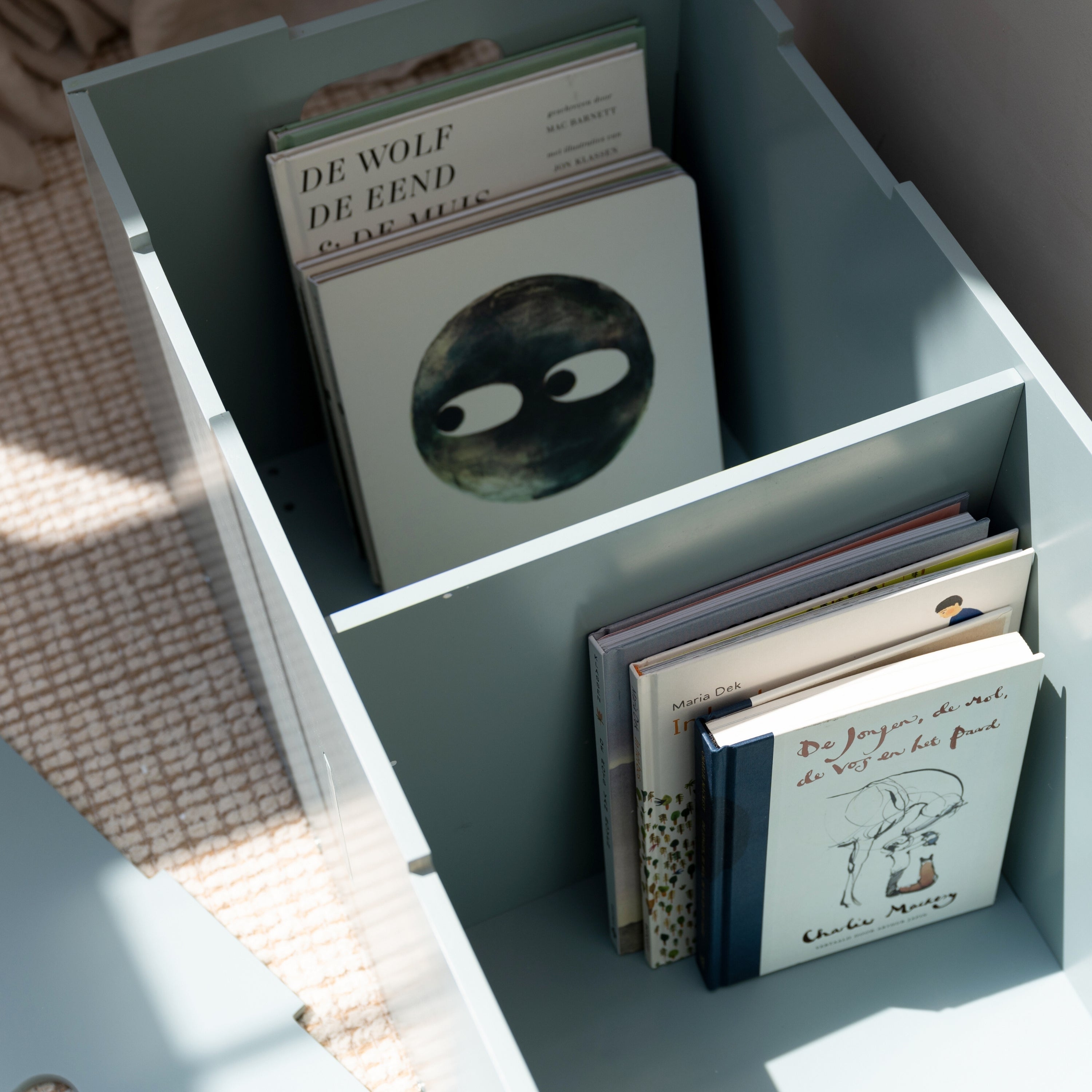 Nofred Olive Green Cube Long Storage open
