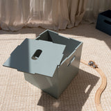 Nofred Olive Green Cube Storage open