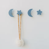 Nofred Blue Stars & Moons Kids Hooks on the wall