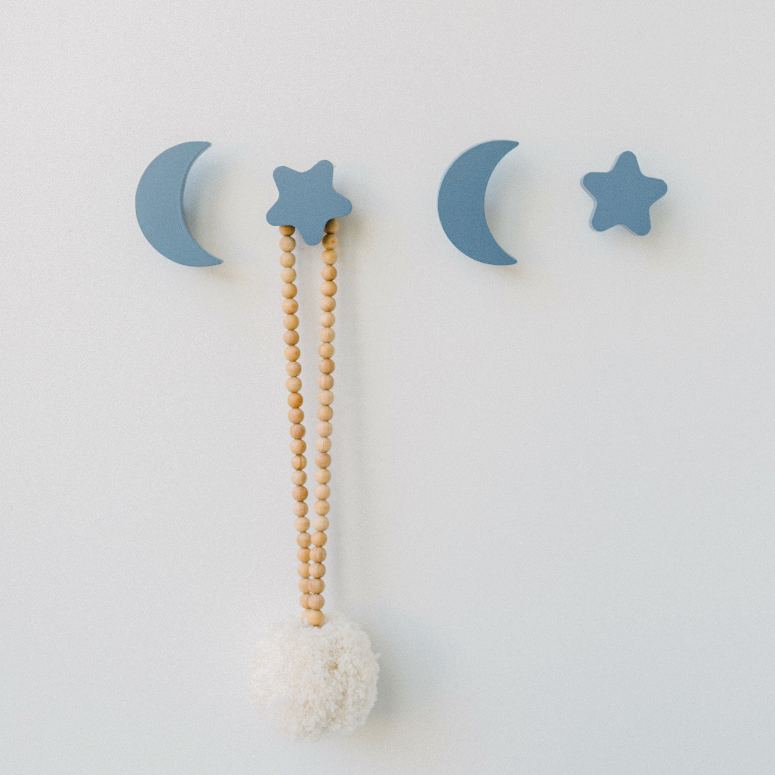 Nofred Blue Stars & Moons Kids Hooks on the wall