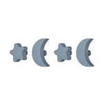 Nofred Blue Stars & Moons Kids Hooks