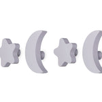 Nofred Lilac Stars & Moons Kids Hooks