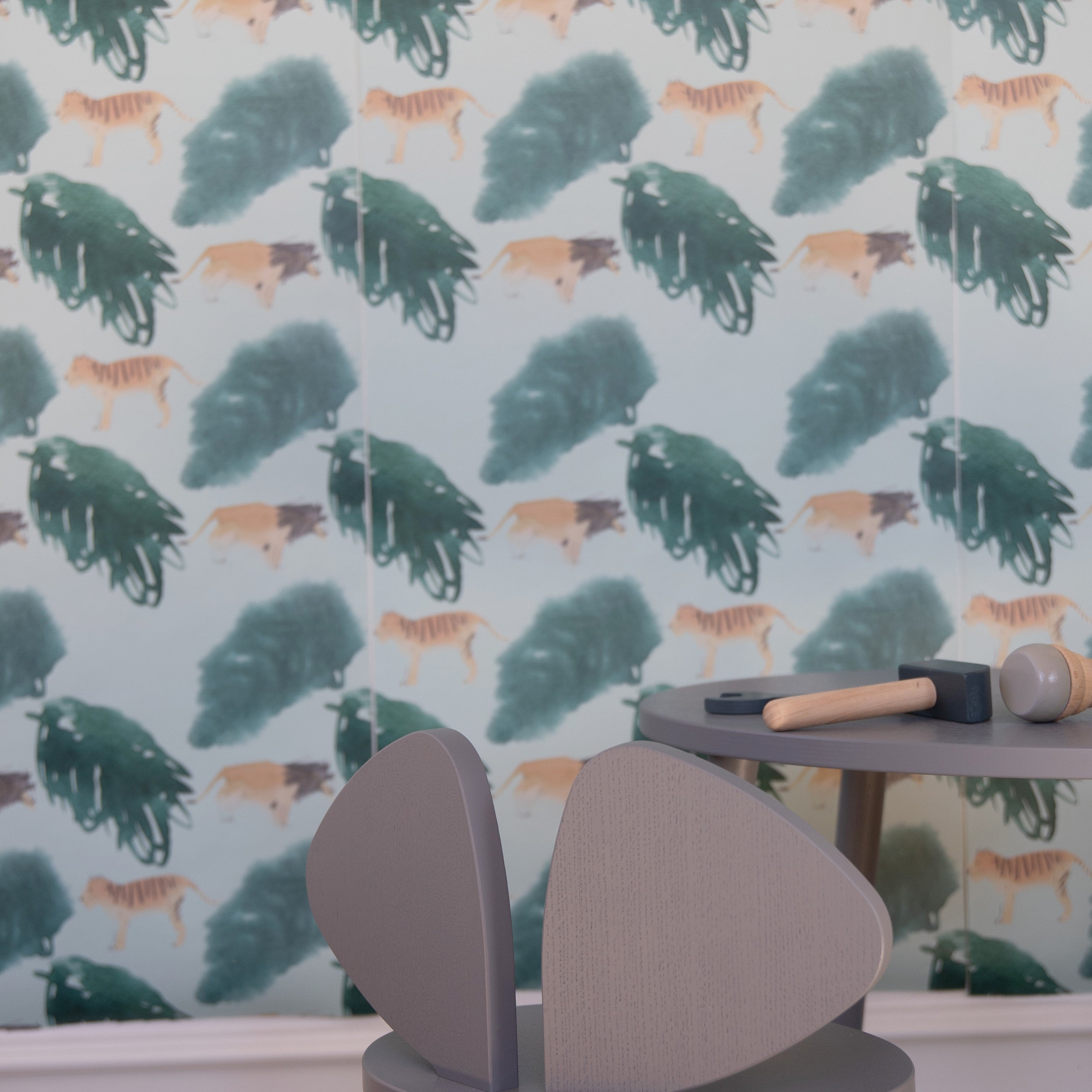Nofred Safari Kids Wallpaper in the room