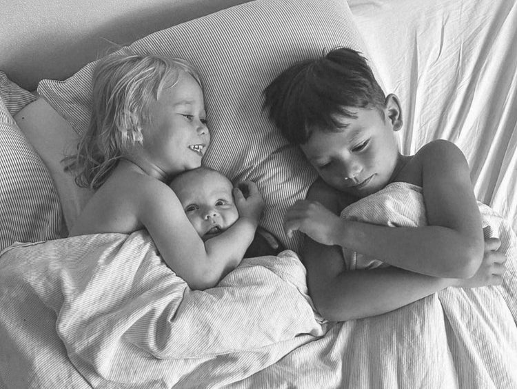 Kids in bed