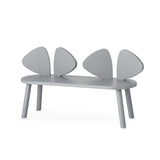 Nofred Grey Mouse Bench
