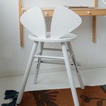 Nofred White Mouse Chair Junior at the table