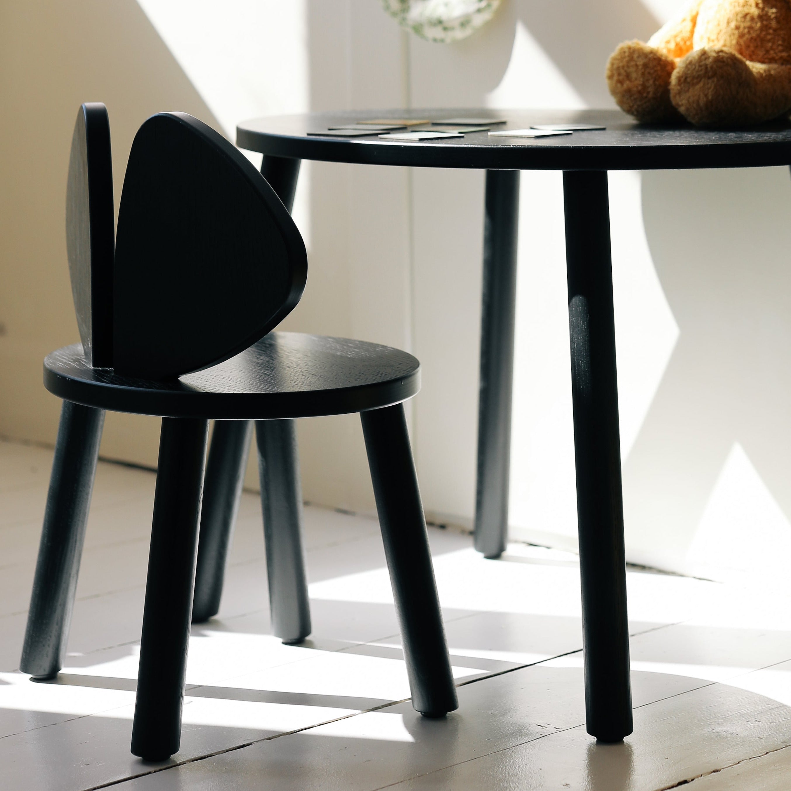Nofred Black Mouse Table close up