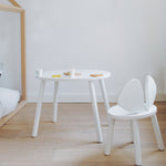 Nofred White Mouse Table in the room