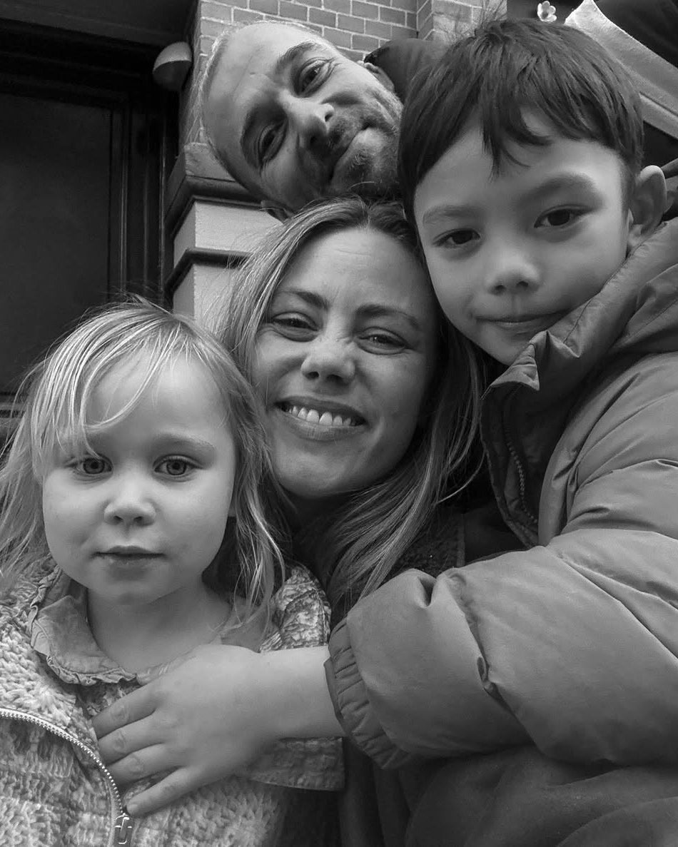 Happy family all together