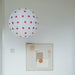 Kids lamp with red dots for girls, toddlers and kids. 