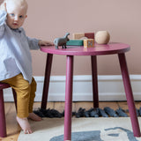 Girl wooden table for the kids room