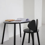 Nofred Black School Table in Mouse School Set in the room