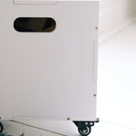 Nofred Black Wheels for wooden cube storage box